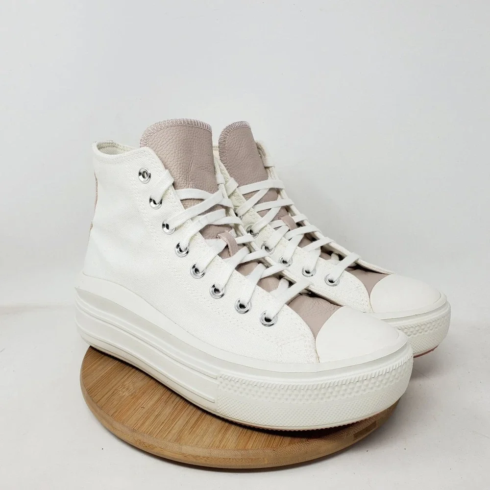 Converse‎ Chuck Taylor All Star Move Platform Hi Shoes Womens 9.5 White Sneaker